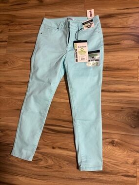 d. jeans Light Aqua High Waist Ankle Jeans